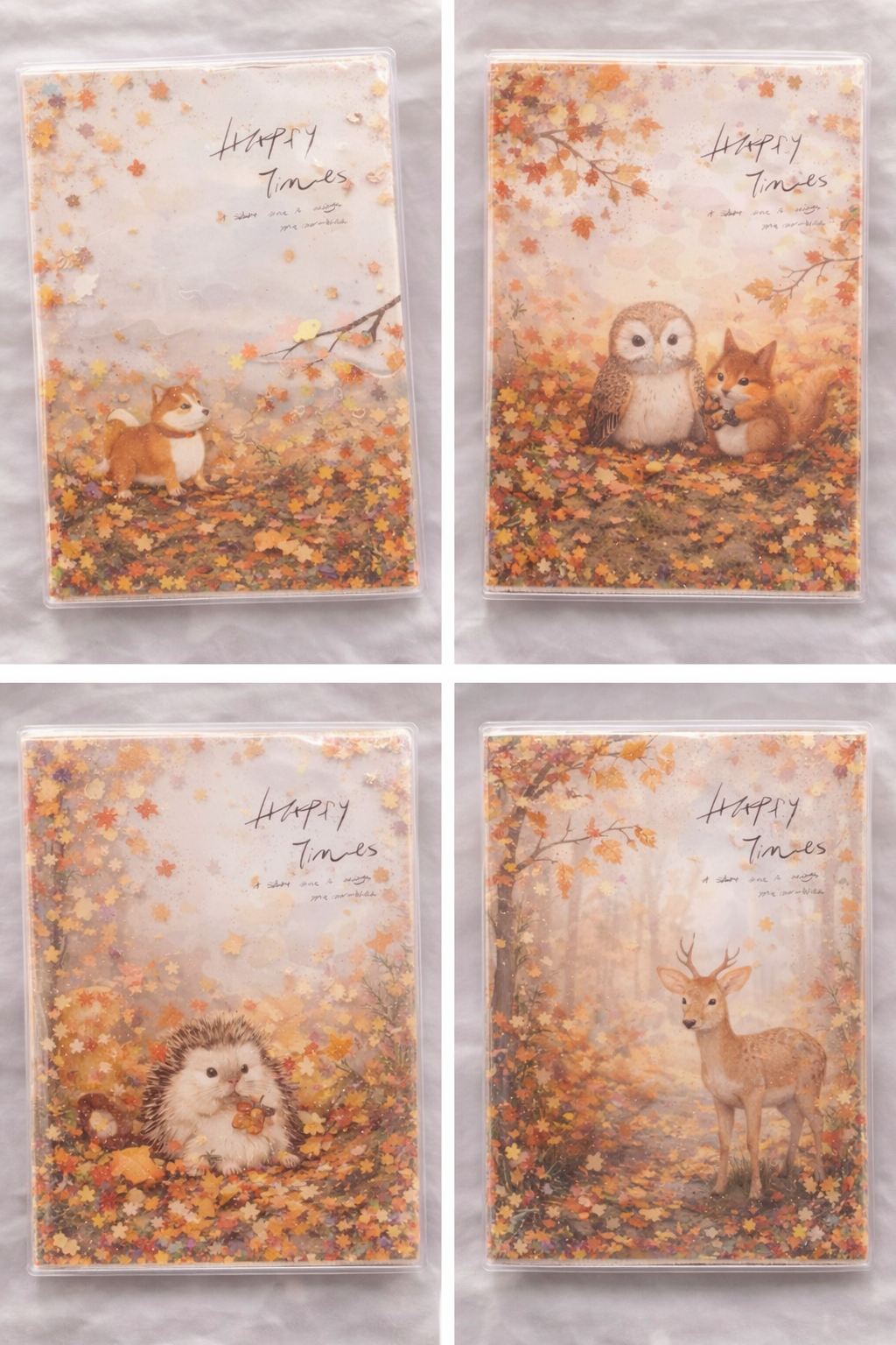 A6 Liquid Shaker Notebook Set – 4-Pack