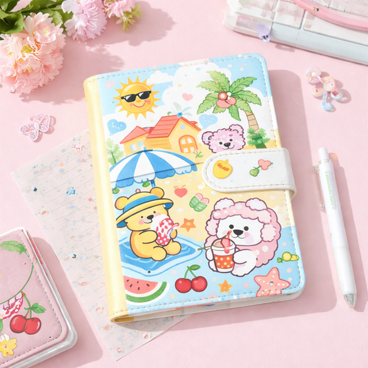 Student's Summer Beach Loose-Leaf Notebook