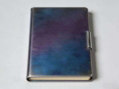 Gradient Metal Cover Notebook