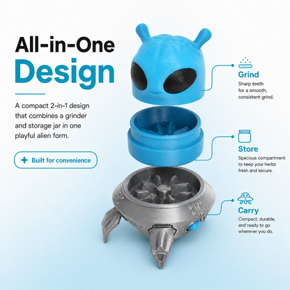 Blue Alien Grinder