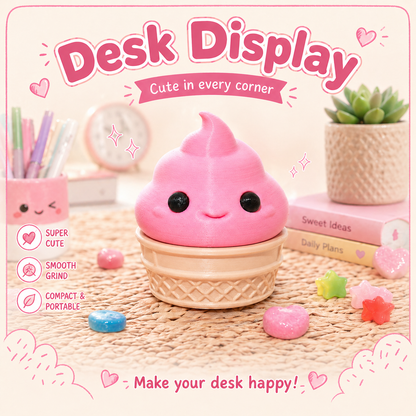 Pink Ice Cream Grinder