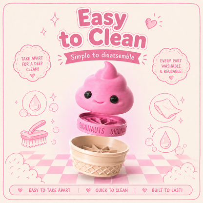 Pink Ice Cream Grinder