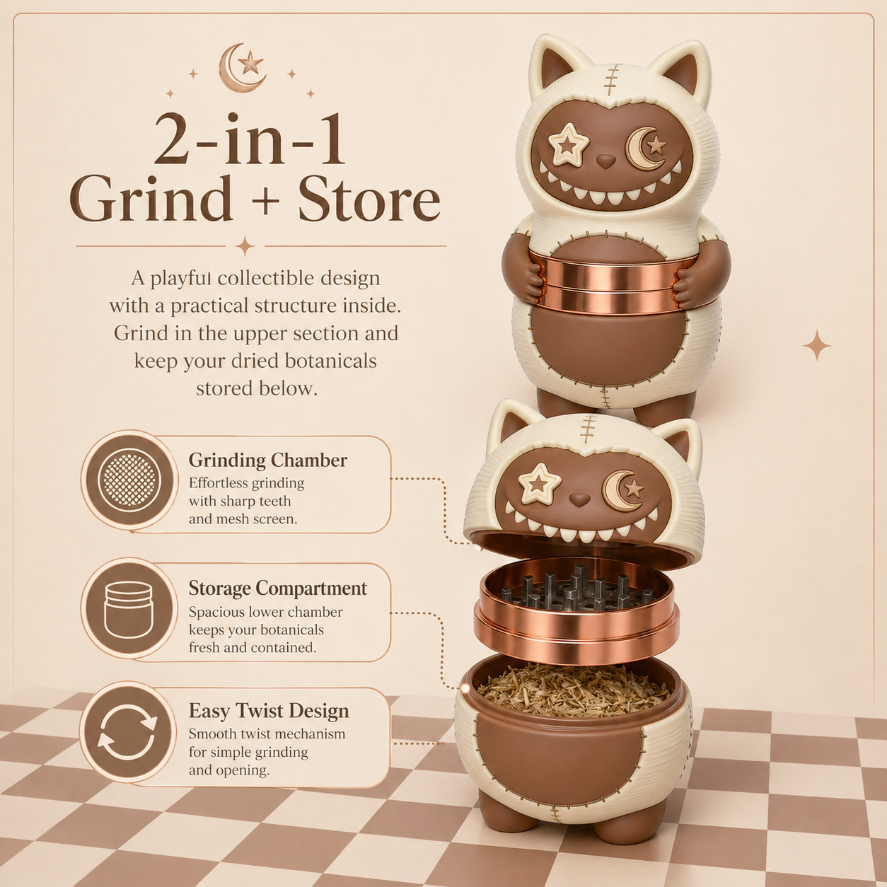 The Starry Siamese Grinder