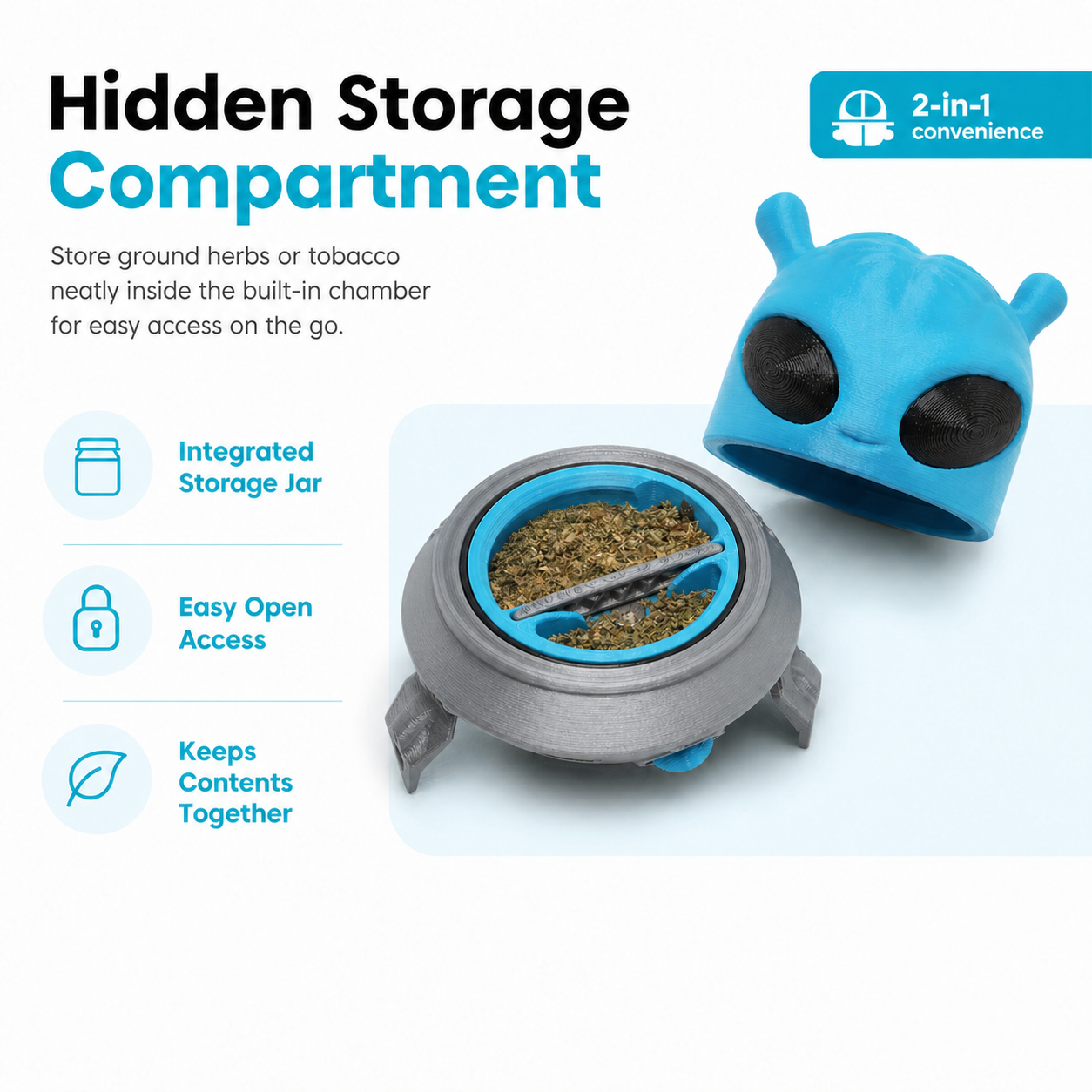Blue Alien Grinder