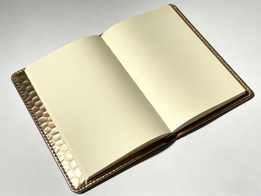Embossed Leather Slim Journal