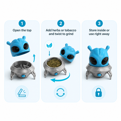 Blue Alien Grinder