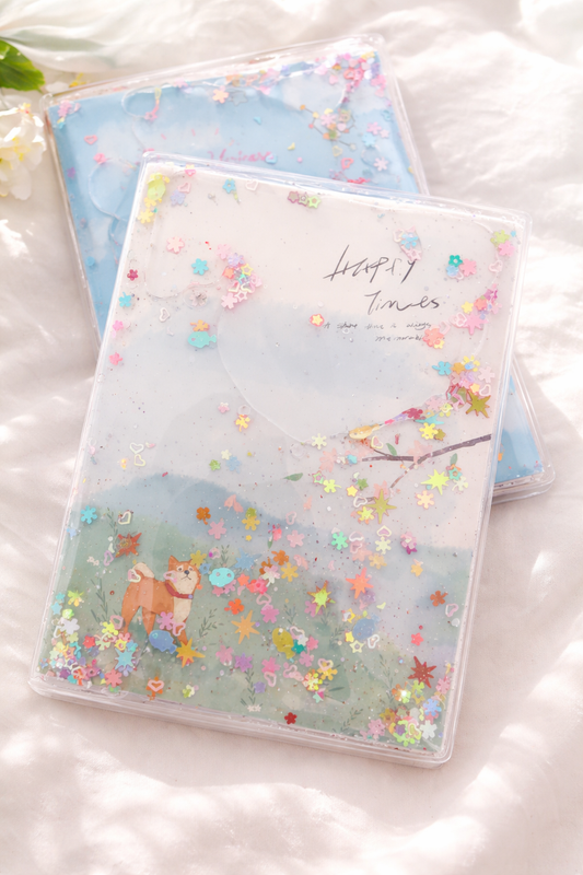 A6 Liquid Shaker Notebook Set – 4-Pack