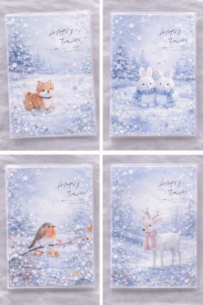 A6 Liquid Shaker Notebook Set – 4-Pack