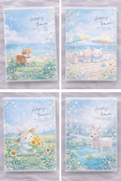 A6 Liquid Shaker Notebook Set – 4-Pack