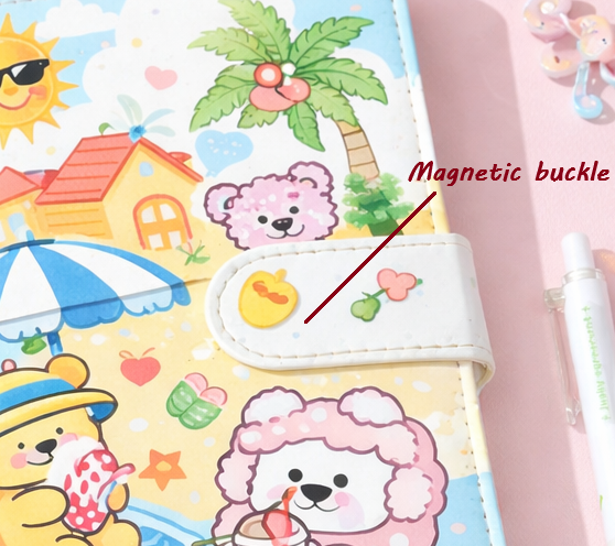 Student's Summer Beach Loose-Leaf Notebook