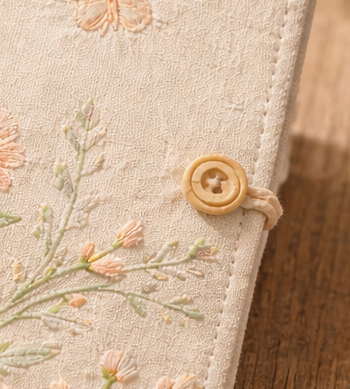 Fabric Cover Refillable Notebook – A5 / A6, 180 Pages, Thick Paper