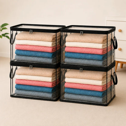🎁💞LAST DAY 50% OFF ✨📦Sfrcord®Large Heavy-Duty Thick Plastic Clear Storage